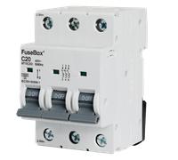 FuseBox MT10C203 20A 3P C Curve 10kA MCB