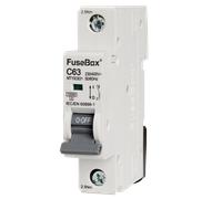 FuseBox MT10C631 63A 1P C Curve 10kA MCB