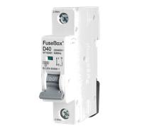 FuseBox MT10D401 40A 1P D Curve 10kA MCB