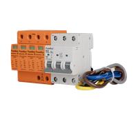 FuseBox SPDCUKITT2TPN TPN T2 Surge Protection Device Kit 3P+NPE with Cables+3P B32 MCB