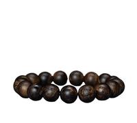 Fusen Red Clay Agarwood Prayer Beads Bracelet Full Oil & High Fat Content Aged Material Multiple sizes Knotty Grain Full Pattern Single-Layer Sink-Grade