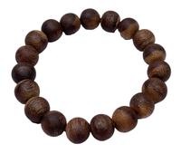 Fusen Red Clay Agarwood Single Strand 10mm*19 Beads Honey-Sweet Cool Scent Sinking Grade