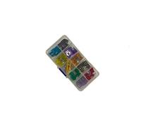 Fuses 1 Box Combination Car Fuse, 50/100PCS Assortment Set for Auto Blade Type Cars Fuses 2/3/5/7.5/10/15/20/25/30/35A with Box and Clip Protected circuits (Color : 50pcs Small Fuse)