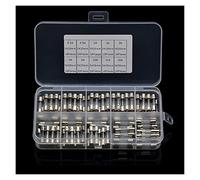 fuses 100PCS 5x20mm Fast Blow Glass Fuses 0.2A-20 Amp 250V 10 Sizes Quick Tube Fuse Assorted Kit with Box
