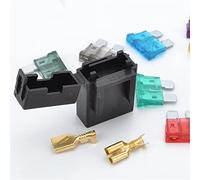 Fuses 10PCS ATC Fuse Holder 12V 24V Power Blade Protected circuits (Color : 3a)