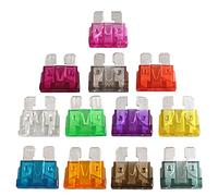 Fuses 10PCS ZINC Blade Auto Fuse ATC Fuse, Automotive Mini/Medium Blade Fuse 1A 2A 3A 5A 7.5A 10A 15A 20A 25A 30A 35A 40A 45A 50A Protected circuits (Color : M, Size : 3A)