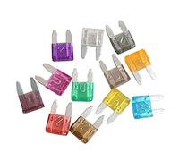 Fuses 10PCS ZINC Blade Auto Fuse ATC Fuse, Automotive Mini/Medium Blade Fuse 1A 2A 3A 5A 7.5A 10A 15A 20A 25A 30A 35A 40A 45A 50A Protected circuits (Color : Mini, Size : 3A)