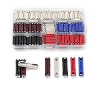 fuses 200PCS 5-40AMP Continental GBC Automotive Fuse European Dia 6mm Car Blade Bakelite Auto EU Fuse Current Values Assortment Kit fuses Protected circuits