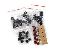 Fuses 50PCS Cylindrical Fuse Kit Slow Blow T2A T3.15A T4A T5A T6.3A 250V 2A-6. SR-5 2Pin Assortment 5Kinds Each 10PCS