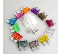 Fuses 5pcs Auto Standard Middle Fuse Holder with Fuse for Car Boat Truck ATC/ATO Blade for Car/Boat Protected circuits (Color : 5pcs Mixed Fuses)