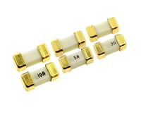 Fuses 5pcs Gold Ultra-Rapid Fuses, 1808 125V 250V AC 0451 SMD Fast Blow Fuse 0.5A 0.75A 1A 2A 3A 4A 5A 6.3A 8A 10A 12A 15A 500MA 750MA 0451 Protected circuits (Color : 1a 1808, Size : 5PCS)