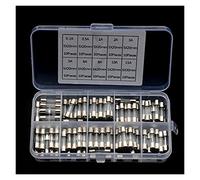 fuses 72/100Pcs Quick Blow Glass Tube Fuse Set 5x20mm/6x30mm Fast-Blow Glass Fuses 250V Kit 0.2A-30A for Home Appliances Electronics fuses Protected circuits (Color : B)