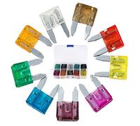 Fuses and Accessories for Car 120pcs Mini Blade Fuse Set Assortment Durable Zinc Alloy 2-35 A for Auto Car Truck with Blade Fuse Extrator and Storage Box