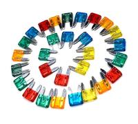 Fuses Standard Mini Car Fuse 4A 5A 7.5A Amp Clip Set For Truck Small Medium 10Pcs(7.5A,Micro 2)