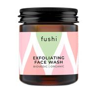 Fushi Biovedic Enzyme Face Wash 150ml | Fresh Pressed | Ayurvedic Herb Manjisthta, Vanshlochan Stem & Rice Bran Oil | Best for Gentle Exfoliation, Dull Skin & Balance Skin PH | Manufactured in The UK