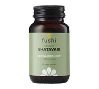 Fushi Shatavari Organic Herbal Supplement 60 Caps | Fresh-Ground Wholefood | Female Balance | Women’s Health Supplement | Ethical & Vegan