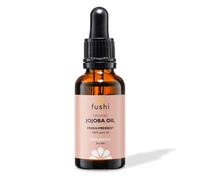 Fushi Organic Jojoba Oil 30ml Best for Skin Cleansing, Dry Skin & Dry Hair Fresh-Pressed Rich in Vitamin E Hypoallergenic Oil Ethical & Vegan Society Approved Manufactured in the UK