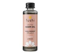Fushi Organic Neem Oil, Virgin & Fresh-Pressed, Extracted from the Neem Tree, Best for Itchy Scalp, Skin Redness & Irritated Skin, Ethical & Vegan, Manufactured in UK, 50 ml