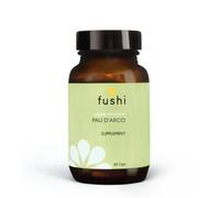 Fushi Organic Pau D'Arco 500mg Veg Caps (60) - Antibacterial & Antifungal Support, 100% Pure Herb