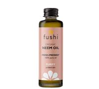 Fushi Organic Neem Oil, Virgin & Fresh-Pressed, Extracted from the Neem Tree, Best for Itchy Scalp, Skin Redness & Irritated Skin, Ethical & Vegan, Manufactured in UK, 50 ml