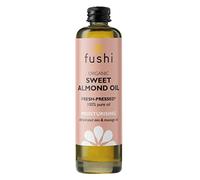 Fushi Sweet Golden Almond Organic Oil 100 ml | Fresh-Pressed | Best for Dull Skin, Dry Hands, Skin Cleansing, Sensitive Skin|Ethical & Vegan Society Approved|Manufactured in the UK