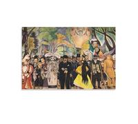 FUSHOU Dream of A Sunday Afternoon in Alameda Park Diego Rivera Painter Poster Wall Art Picture Painting Poster Canvas Print Posters Artworks Room Decor 24x36inch(60x90cm)
