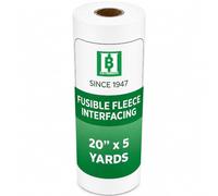 Fusible Fleece 20in x 5yd for Crafting, Quilting & Sewing by H.B.I. Products