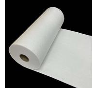 Fusible Fleece Interfacing for Sewing,Single-Sided Loft Iron On Fusible Fleece White for Quilting Bags(Medium Weight,0.35mx 11 Yards Roll)
