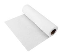 Fusible Interfacing Fabric, Double-Sided Non-Woven Interfacing Light Weight Iron-on Interfacing for Sewing White Co-Polyamide Interfacing DIY Craft Supplies, White, 11.8 Inch x 32.8 Yards