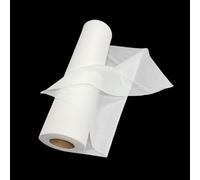 Fusible No Show Mesh Embroidery Stabilizer Backing 12" x 20 Yard - White Light Weight 1.8oz Knit Fusible Interfacing