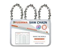 FUSIHWA Chainsaw Chain 18 Inch .325" Pitch .058" Gauge 72 Drive Links Fits Husqvarna 555, 562XP, 365, 565, 372XP, 572XP, 390XP, 395XP, Oregon 21LGX072G, 21BPX072G (3 Chains)
