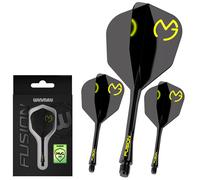 WINMAU | Fusion Integrated Dart Flights & Dart Stems | No.6 | All in One Darts Flights & Shafts | 90° Wing Design | Advanced Polymers | Professional Darts Accessories | Best Darts Gifts