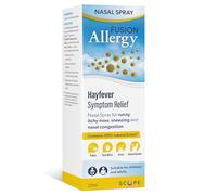 Fusion Allergy Nasal Spray with 100% Natural Ectoin. Quick Relief for Stuffy/Itchy/Runny/Blocked Noses Caused by Allergens. Suitable for All Ages (20ml - 140 doses)