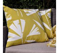 Fusion - Alma Outdoor - Outdoor Cushion Cover - 43 x 43cm in Teal/Ochre