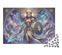 Fusion Art Athena 1000 Piece Jigsaw Puzzle,Gift Idea,Adults & Kids 14+,Whimsical Challenge,Premium Cardboard,Educational Toy,Home Wall Decor,Stress Relief 52x38cm