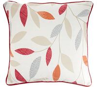 Fusion - Beechwood - 100% Cotton - Filled Cushion - 43x43 cm in Red