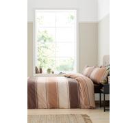 Fusion 'Betley' Classic Wide Stripe Duvet Cover Set in Natural | Size: Single Fusion Natural Single