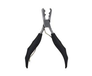 Fusion Bond Crusher Tool for Keratin Hair Extensions Flat Tip Pre-Bonded Hair Extension Pliers Professional Hair Loop & Styling Tool