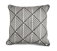 Fusion - Brooklyn - 100% Cotton Cushion Cover - 43x43cm (17x17") in Grey