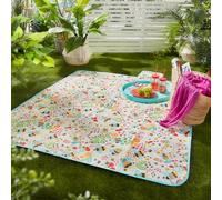 'Buzzy Bee' Bee Print Waterproof Backed Picnic Blanket Fusion Yellow One Size