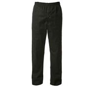 FUSION CATERING Chef’S Trousers Plain Black Trousers Size: XS-4XL (3XL)
