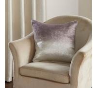 Fusion - Chocolate Brown Ombre Cushion (43 x 43cm) With Filling - Shimmer Two Tone Cover - Matching Curtains Available
