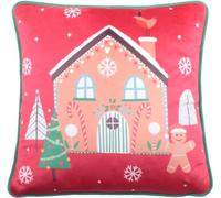 Fusion Christmas - Gingerbread Man - Velvet Cushion Cover - 43 x 43cm in Multi