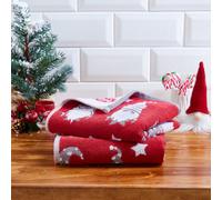 Fusion Christmas Gonks Luxury Heavyweight Festive Hand Towels (Twin Pack)