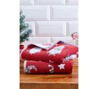 Fusion 'Christmas Gonks' Luxury Heavyweight Festive Hand Towels (Twin Pack) Fusion Multicolor