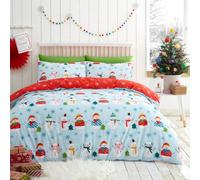 Fusion Christmas Snowman Easy Care Duvet Cover Set