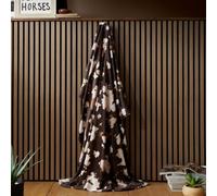 Fusion Cow Print Brown Soft Fleece Throw