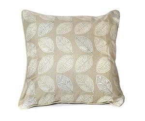 Fusion - Delft - 100% Cotton Cushion Cover - 43x43cm (17x17) in Natural