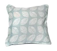 Fusion Delft-100 Cushion Cover, 100% Cotton, Duck Egg