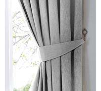 Fusion - Dijon - Pair of Curtain Tiebacks, Silver